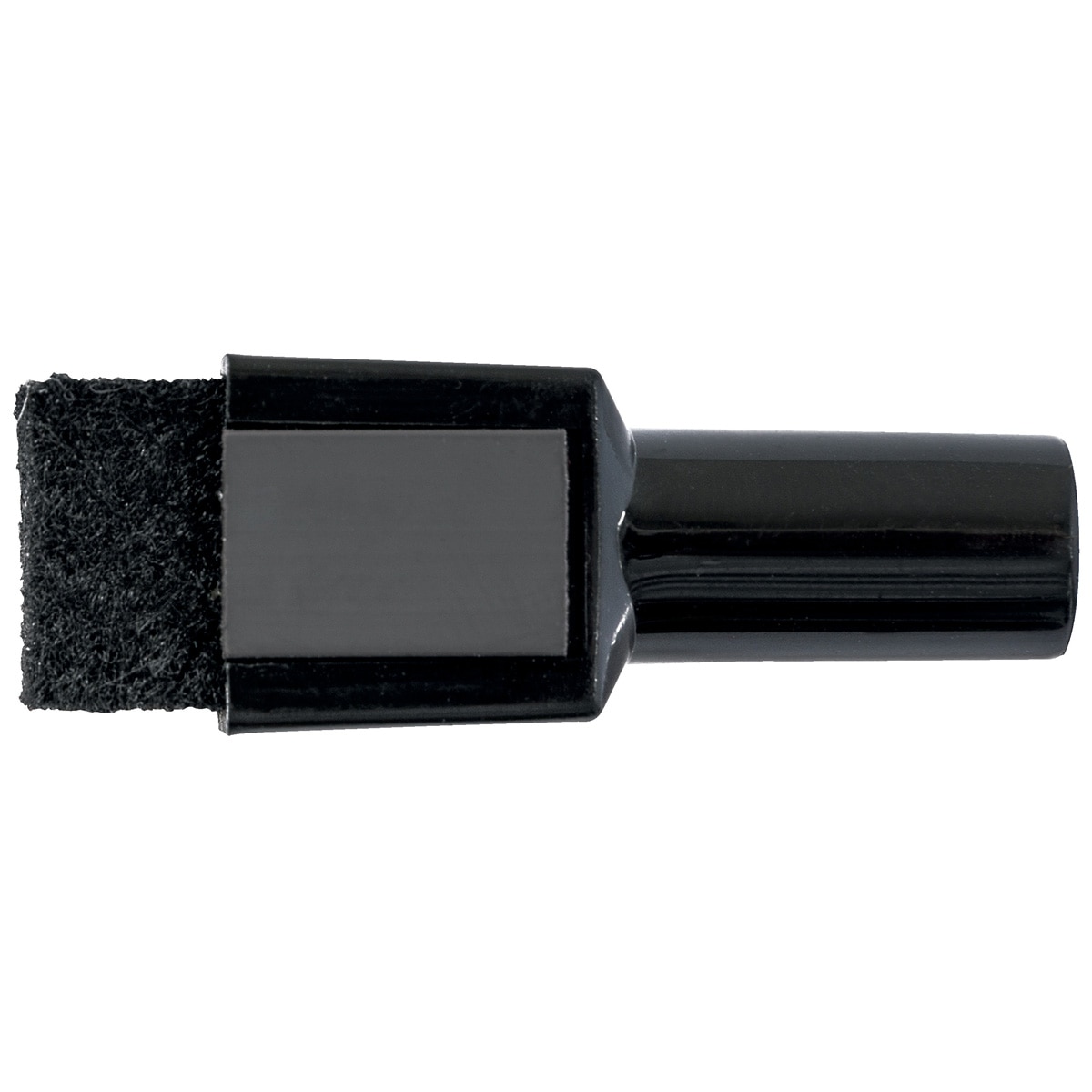 Mini rotulador para pizarra blanca Nobo con borrador en la tapa magnética, paquete de 6, negro Negro-6