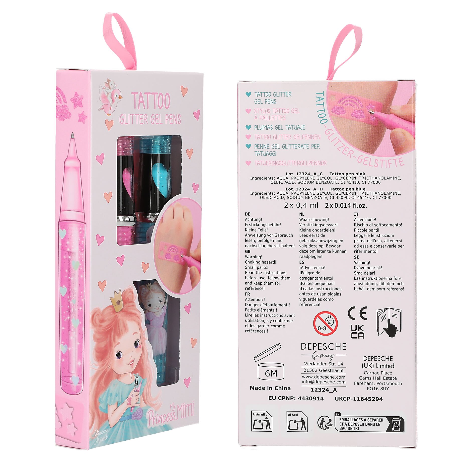 Rotuladores para tatuajes Princess Mimi 3