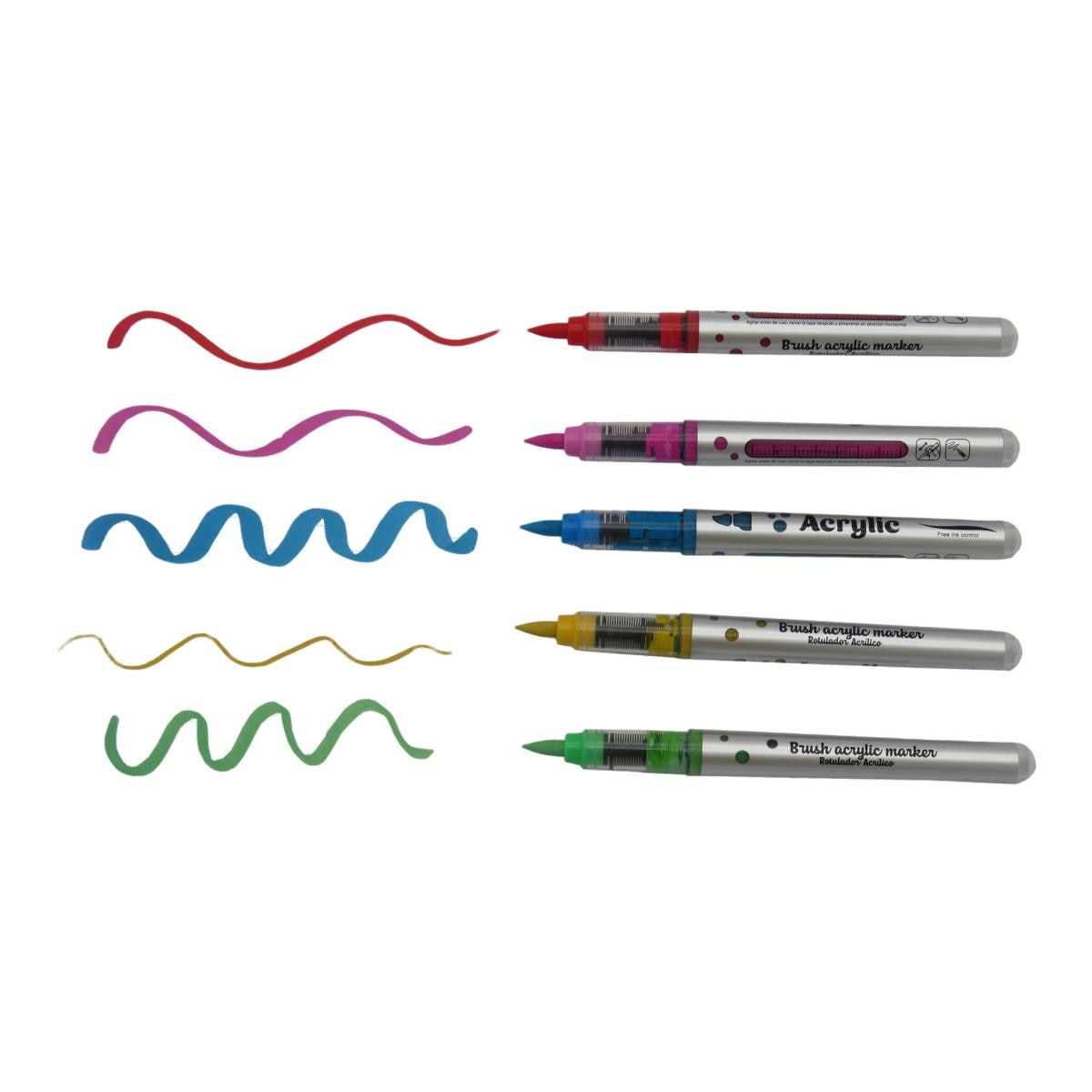 Rotuladores acrilicos en pack de 48 unidades exclusivos El Corte Ingles CyP Brands multicolor Multicolor-7