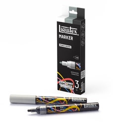 Imagen 0 de Set 3 rotuladores acrílicos Liquitex 2mm monocromo