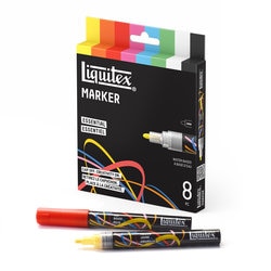 Imagen 0 de Set 8 rotuladores acrílicos Liquitex 2mm esenciales