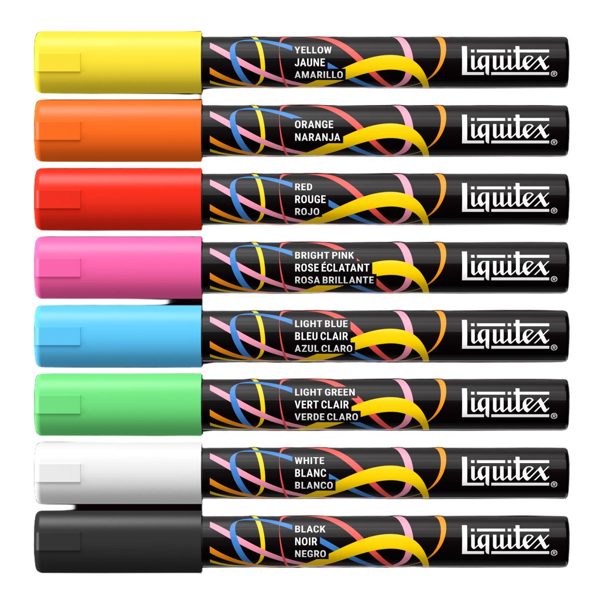 Conjunto de 8 Marcadores Acrílicos Liquitex 2mm - Esenciais 4