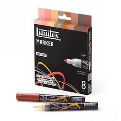 Imagen 0 de Set 8 rotuladores acrílicos Liquitex 2mm retrato