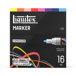 Set 16 rotuladores acrílicos Liquitex 2mm básico 2