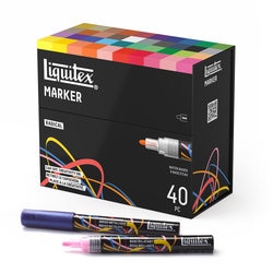 Imagen 0 de Set 40 rotuladores acrílicos Liquitex 2mm rádical