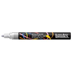 Rotulador acrílico 2mm Liquitex plata metálico 3