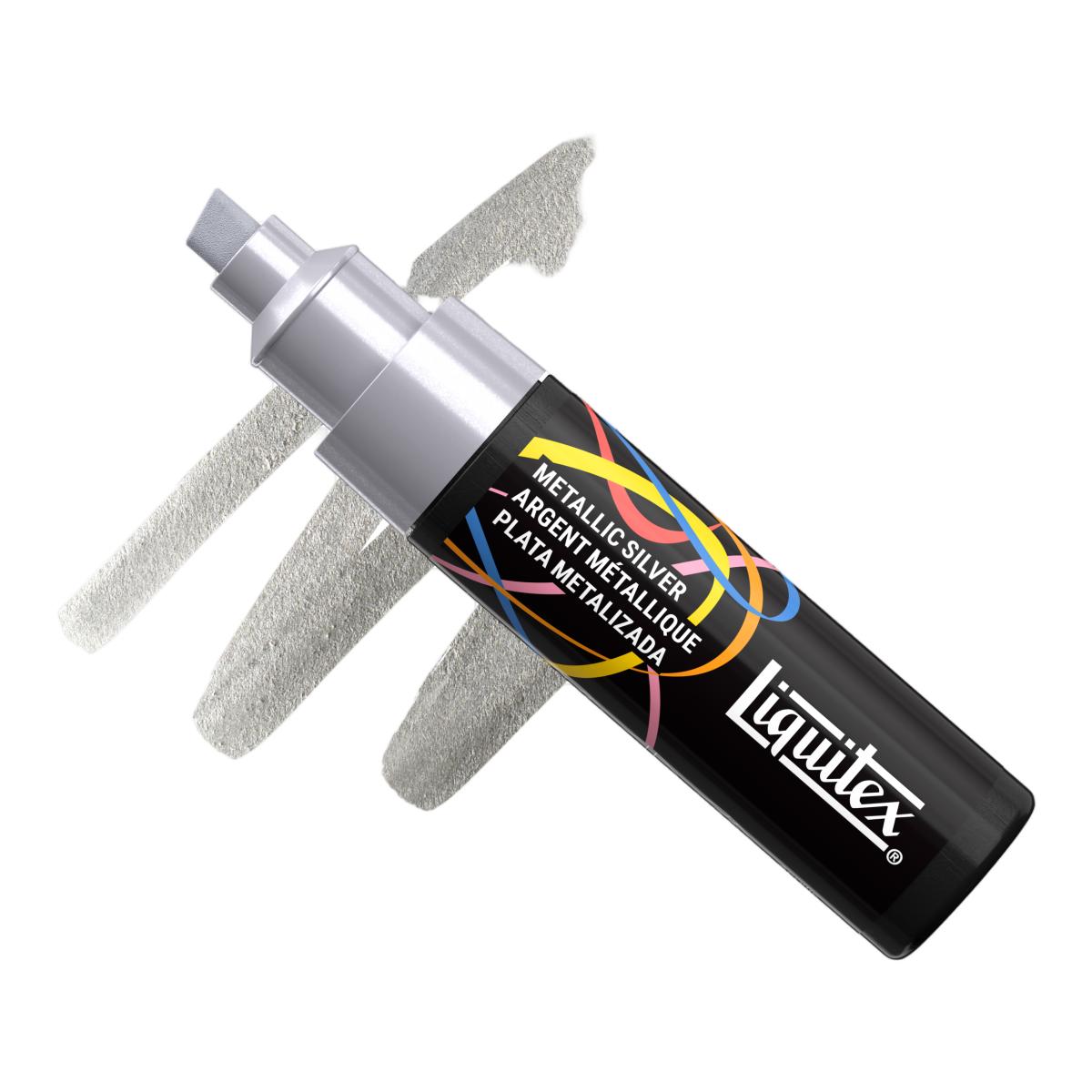 Marcador Acrílico 8mm Liquitex - Prateado Metálico 3
