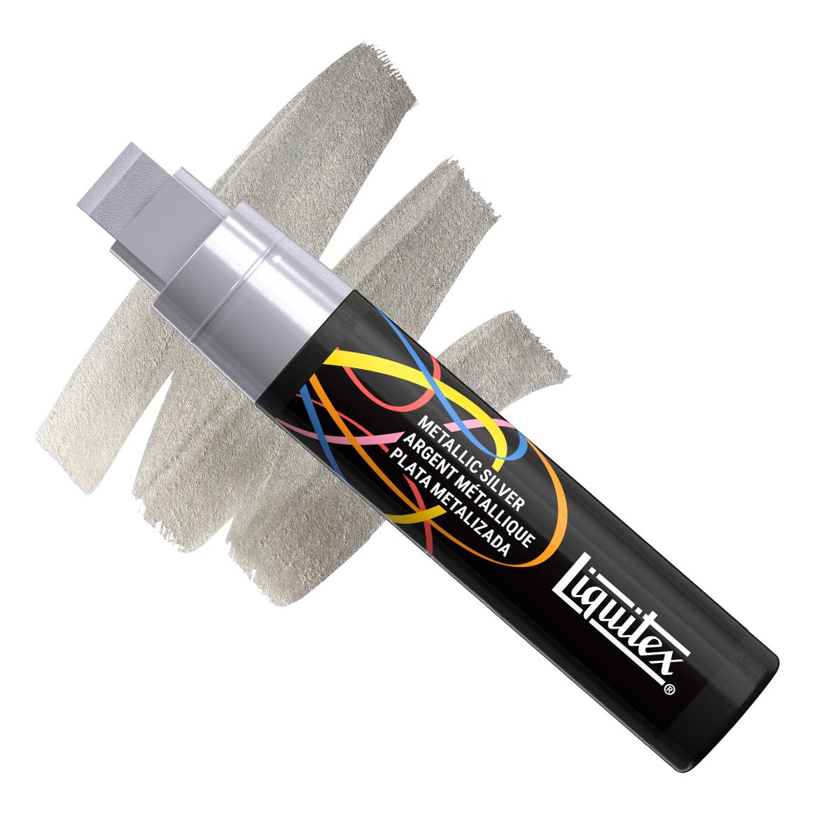 Marcador Acrílico 15mm Liquitex - Prateado Metálico 3