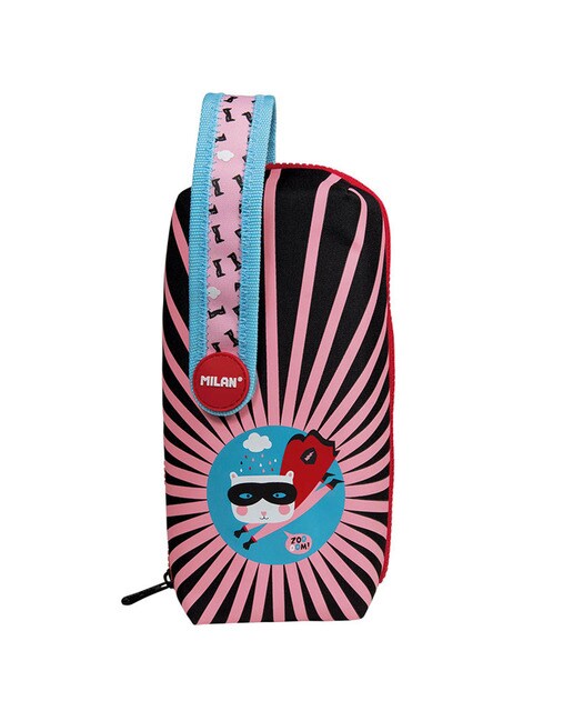 Kit de 4 Estojos com Conteúdo Super-heróis - Rosa Rosa / Multicolor-1