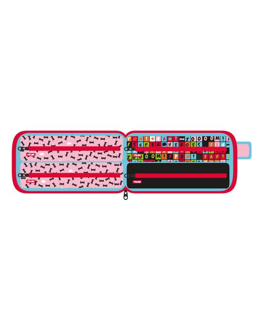 Kit de 4 Estojos com Conteúdo Super-heróis - Rosa Rosa / Multicolor-4
