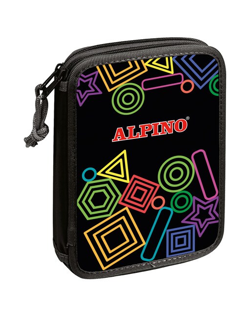 Blister de Estojo Múltiplo Escolar Duplo Black 1