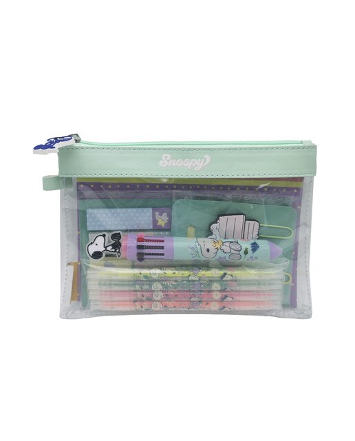 Set accesorios jumbo con material papeleria Snoopy CyP Brands naranja multicolor 2