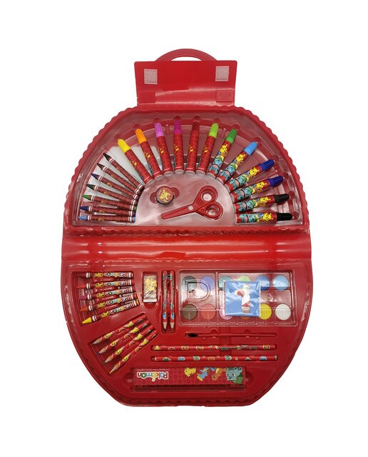 Set de actividades de 46 piezas Pokemon CyP Brands rojo multicolor Rojo-2