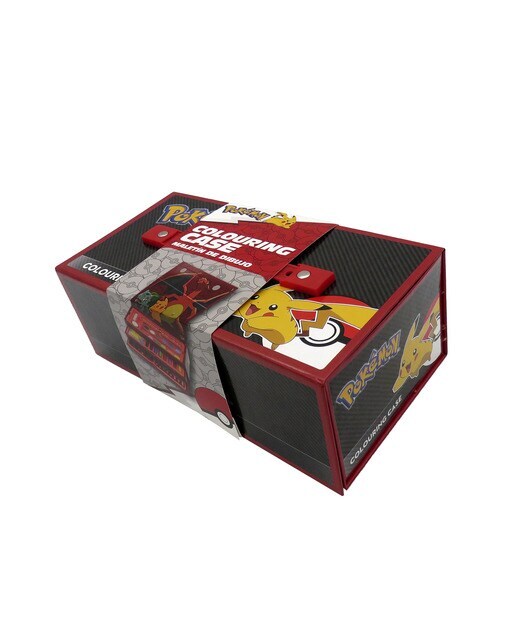 Maletin de dibujo 44 piezas Pokémon CyP Brands negro multicolor