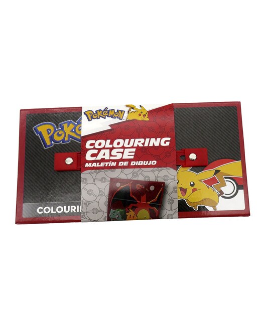 Mala de Desenho 52 Peças Pokémon - Preto/Multicolor 3