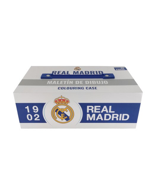 Mala de Desenho 52 Peças Real Madrid - Branco/Multicolor 3