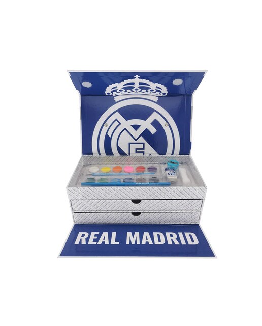Mala de Desenho 52 Peças Real Madrid - Branco/Multicolor 4