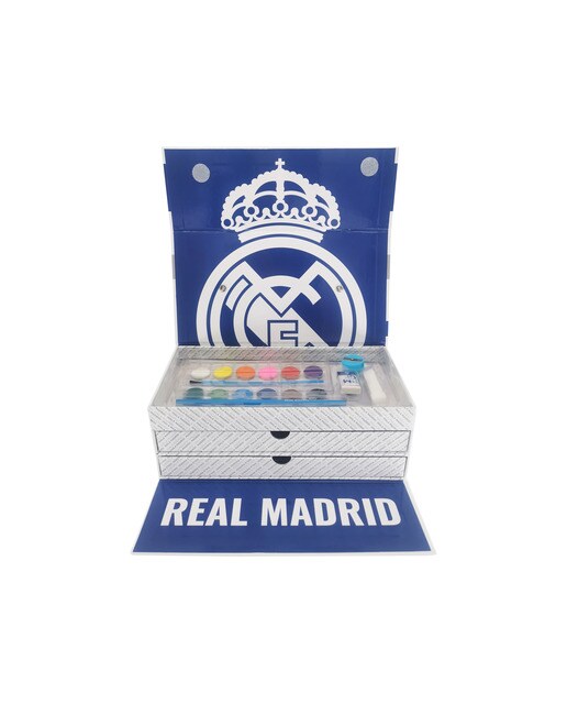 Mala de Desenho 52 Peças Real Madrid - Branco/Multicolor 7