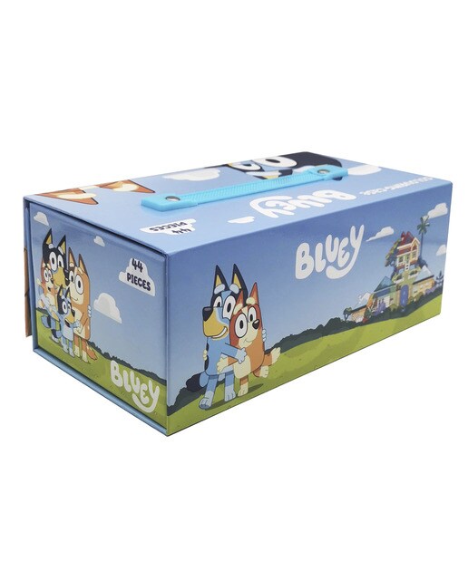 Mala de Desenho de 52 Peças Bluey - Azul Multicolor 3