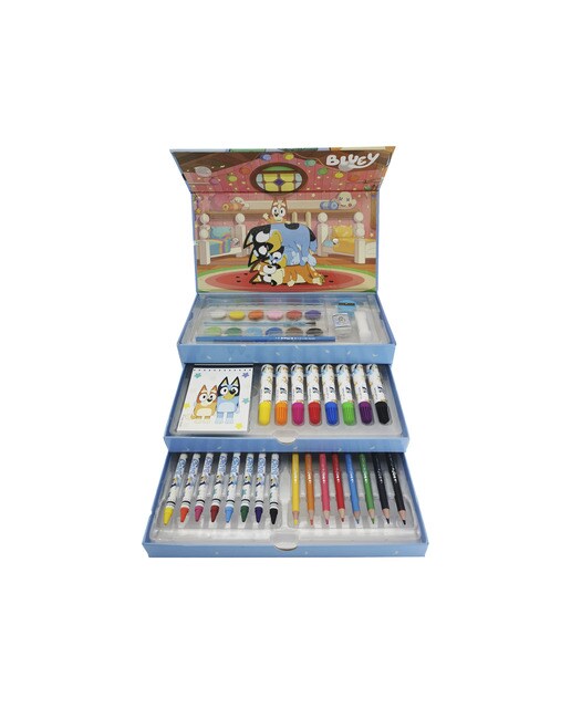 Mala de Desenho de 52 Peças Bluey - Azul Multicolor 5