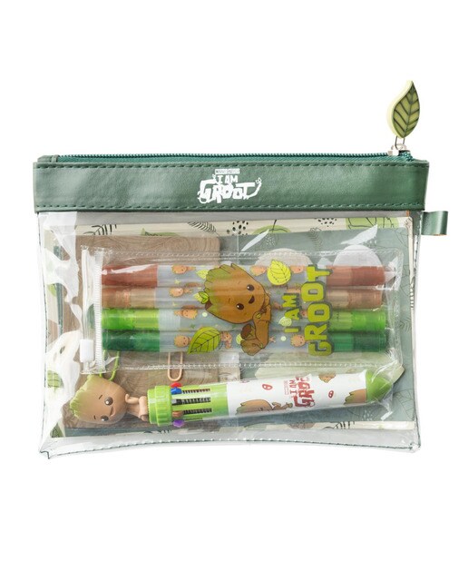 Kit de Papelaria Marvel Groot - Verde Verde / Bege-2