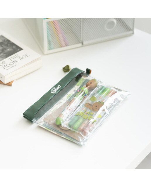 Kit de Papelaria Marvel Groot - Verde Verde / Bege-3
