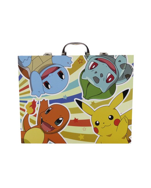 Imagem 0 de Mala de desenho 150 peças Pokémon CyP Marcas azul multicolor