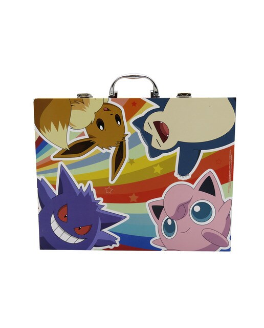 Mala de desenho 150 peças Pokémon CyP Marcas azul multicolor Azul-2