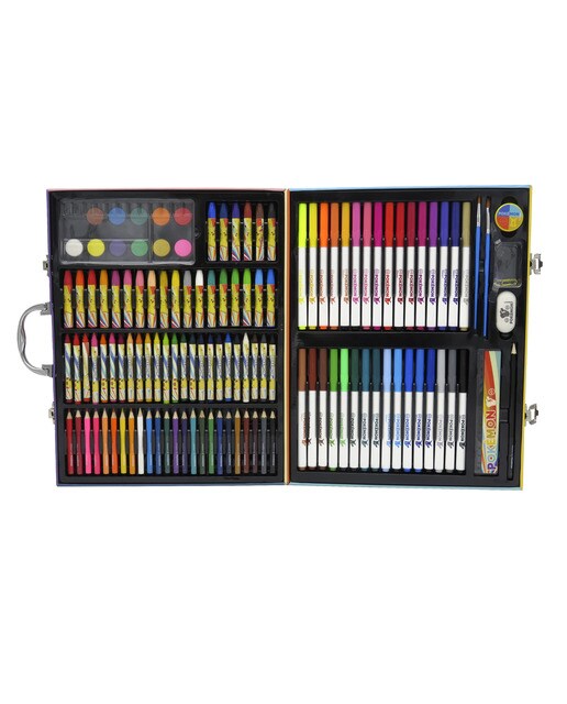 Mala de desenho 150 peças Pokémon CyP Marcas azul multicolor Azul-3