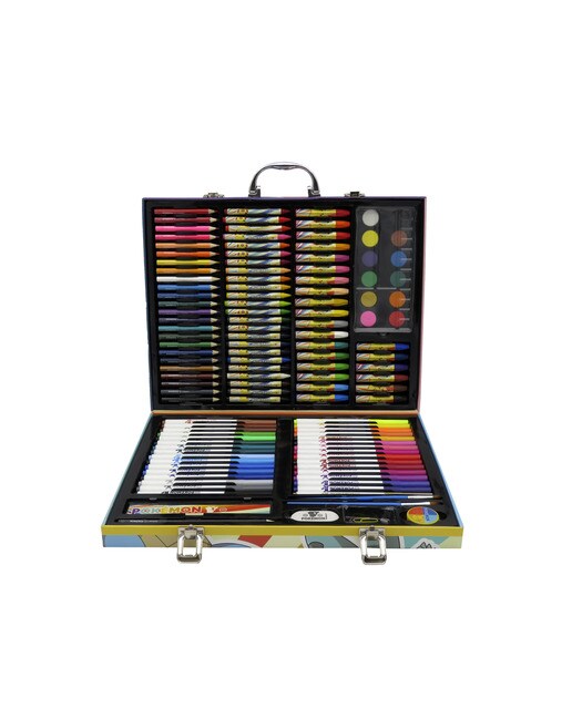 Mala de desenho 150 peças Pokémon CyP Marcas azul multicolor Azul-4
