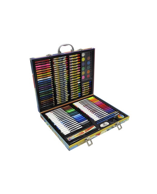 Mala de desenho 150 peças Pokémon CyP Marcas azul multicolor Azul-6