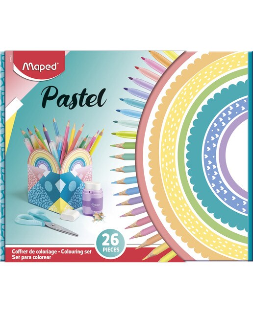 Imagem 0 de Conjunto Multiproduto Cores Pastel