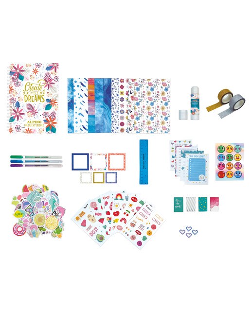 Conjunto de diário experiência cores Alpino Multicolor-2