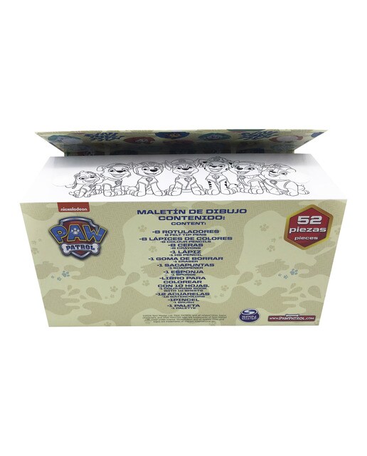 Mala de desenho da Patrulha Pata 52 peças CyP Brands azul multicor Azul / Multicolor-3