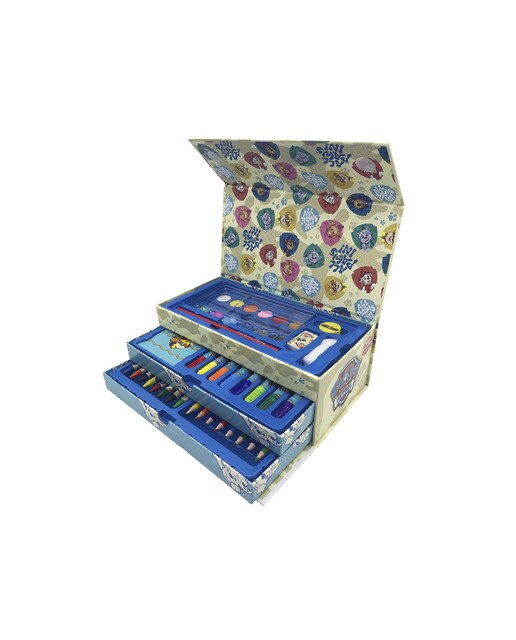 Mala de desenho da Patrulha Pata 52 peças CyP Brands azul multicor Azul / Multicolor-5