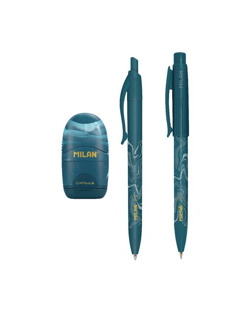 Caixa presente MILAN serie Lava, azul Azul / Dourado-1