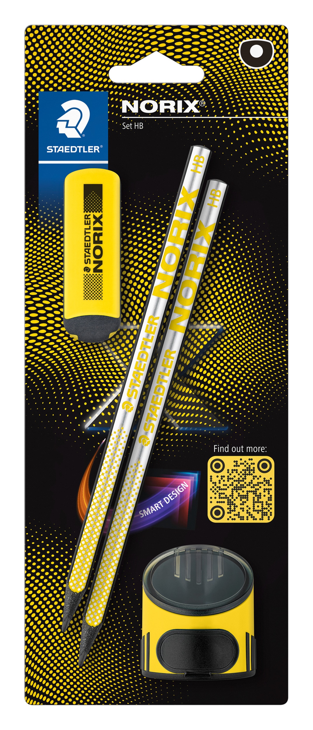 Imagen 0 de Blíster set grafito STAEDTLER NORIX amarillo