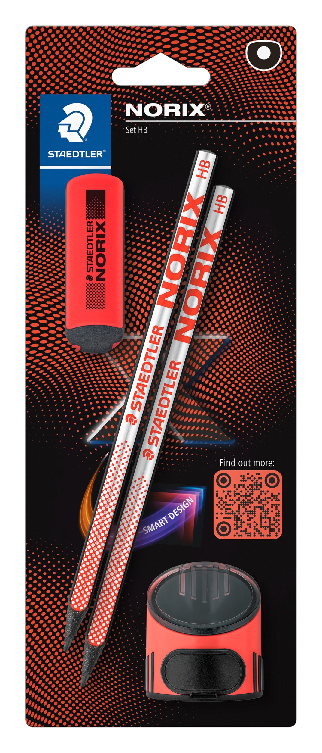 Imagen 0 de Blíster set grafito  STAEDTLER NORIX coral