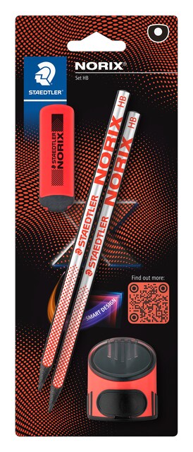Imagem 0 de Blíster set de grafite STAEDTLER NORIX coral
