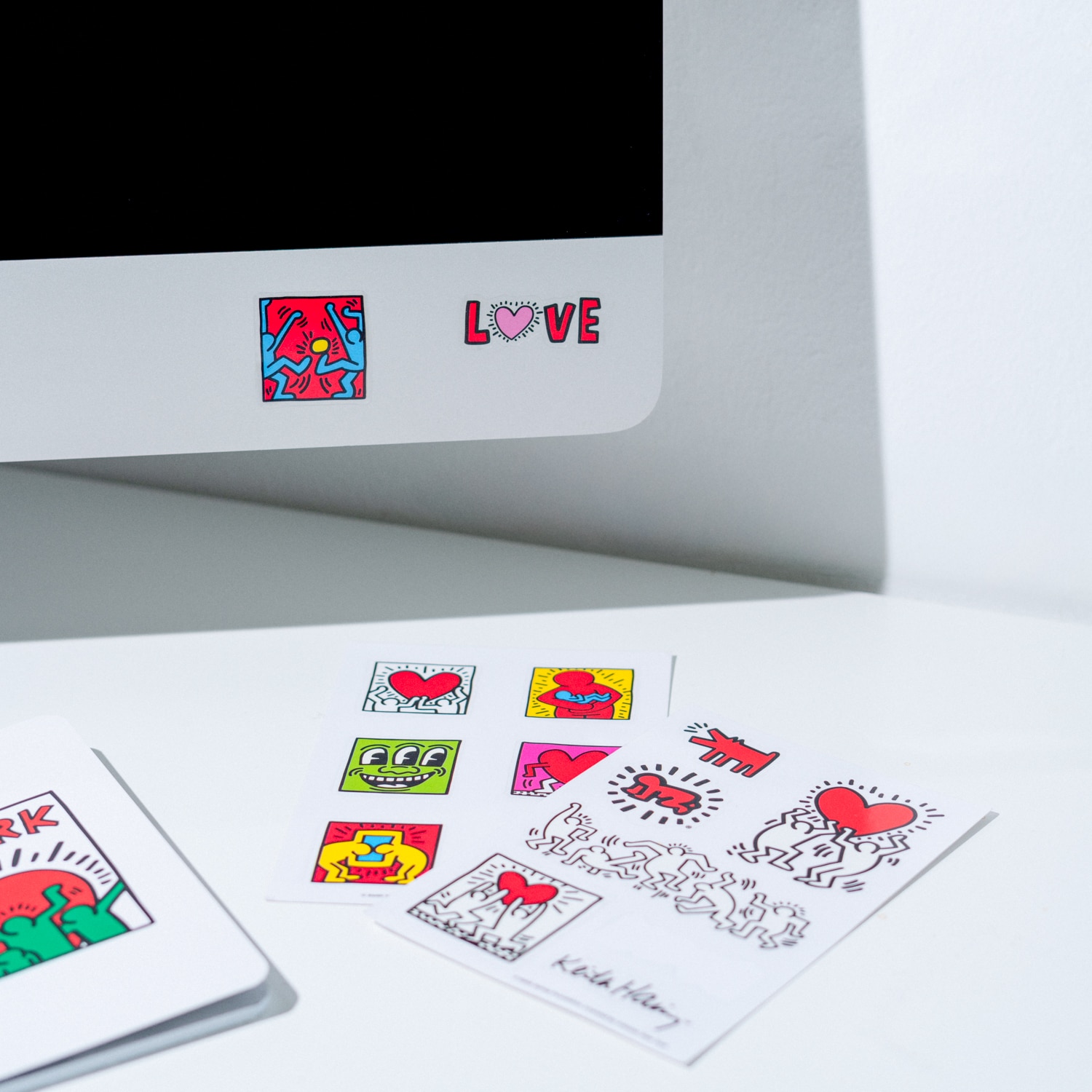 Set de papelería Keith Haring Erik preto Preto / Branco-6