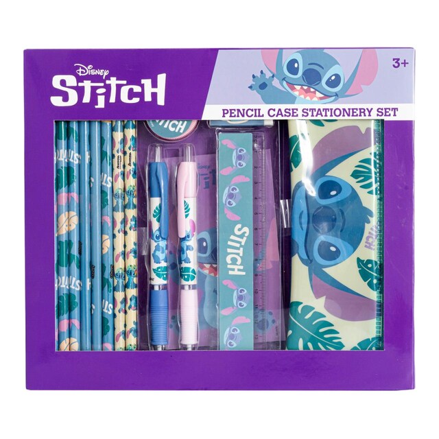 Imagen 0 de Set de papeleria 14 piezas en caja Stitch CyP Brands multicolor multicolor