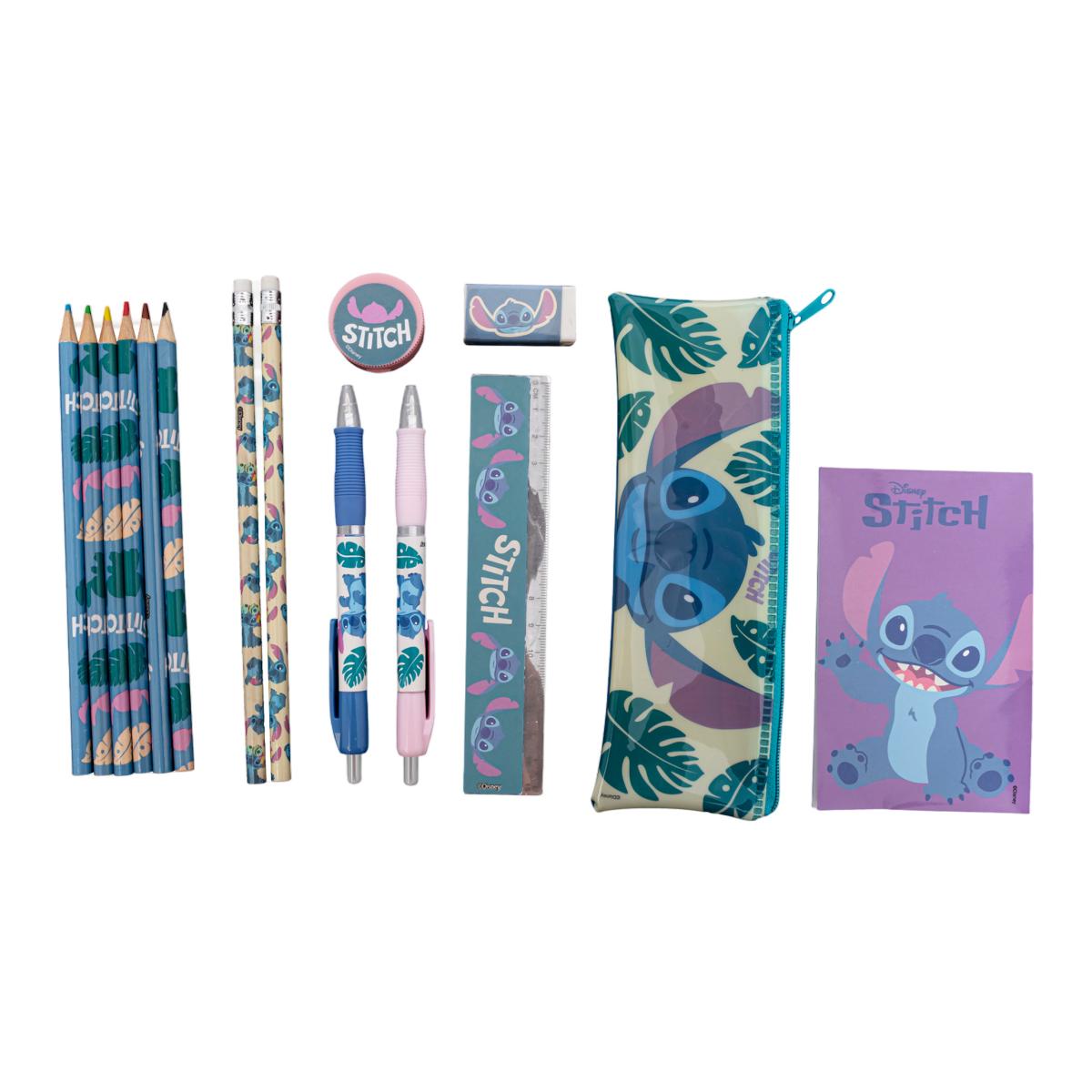 Set de papeleria 14 piezas en caja Stitch CyP Brands multicolor multicolor Multicolor-3