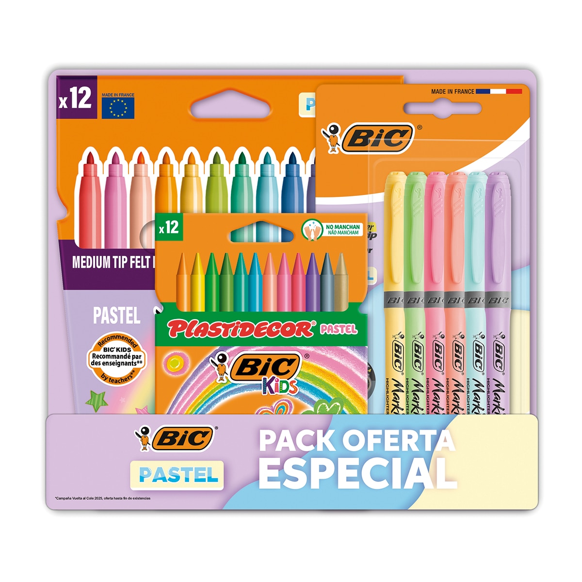 Imagen 0 de Pack Especial Pastel Coloreado BIC