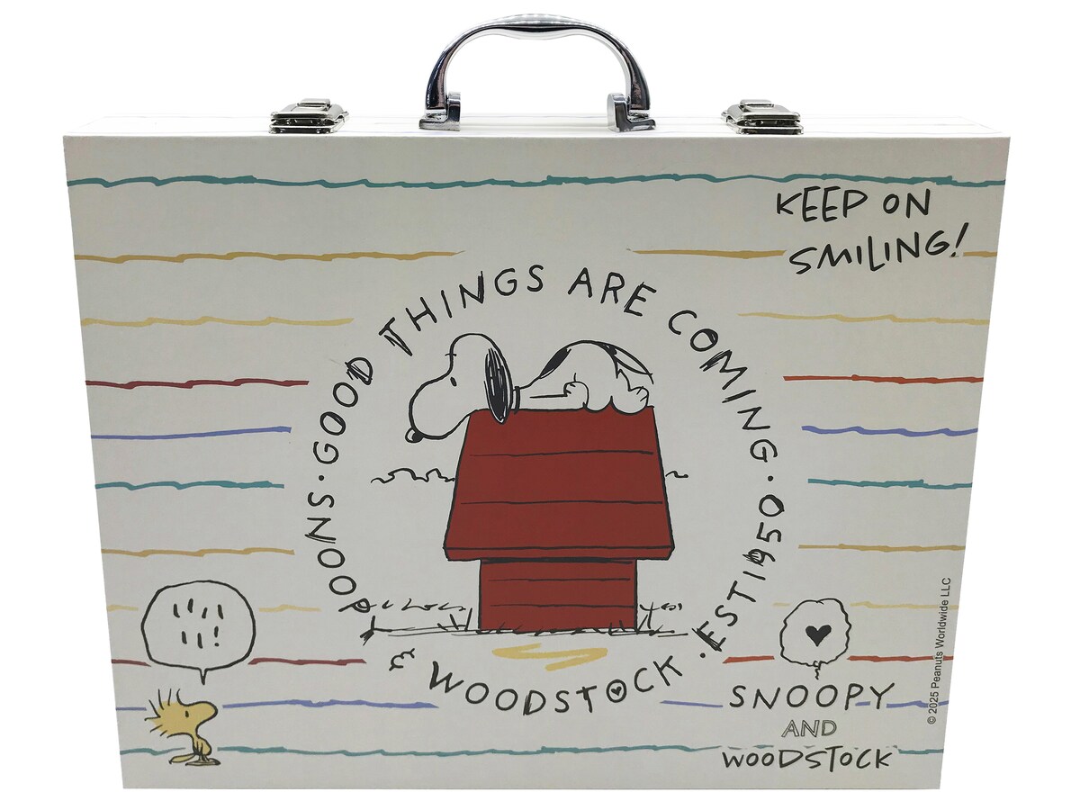 Mala de Desenho Snoopy Bege-2