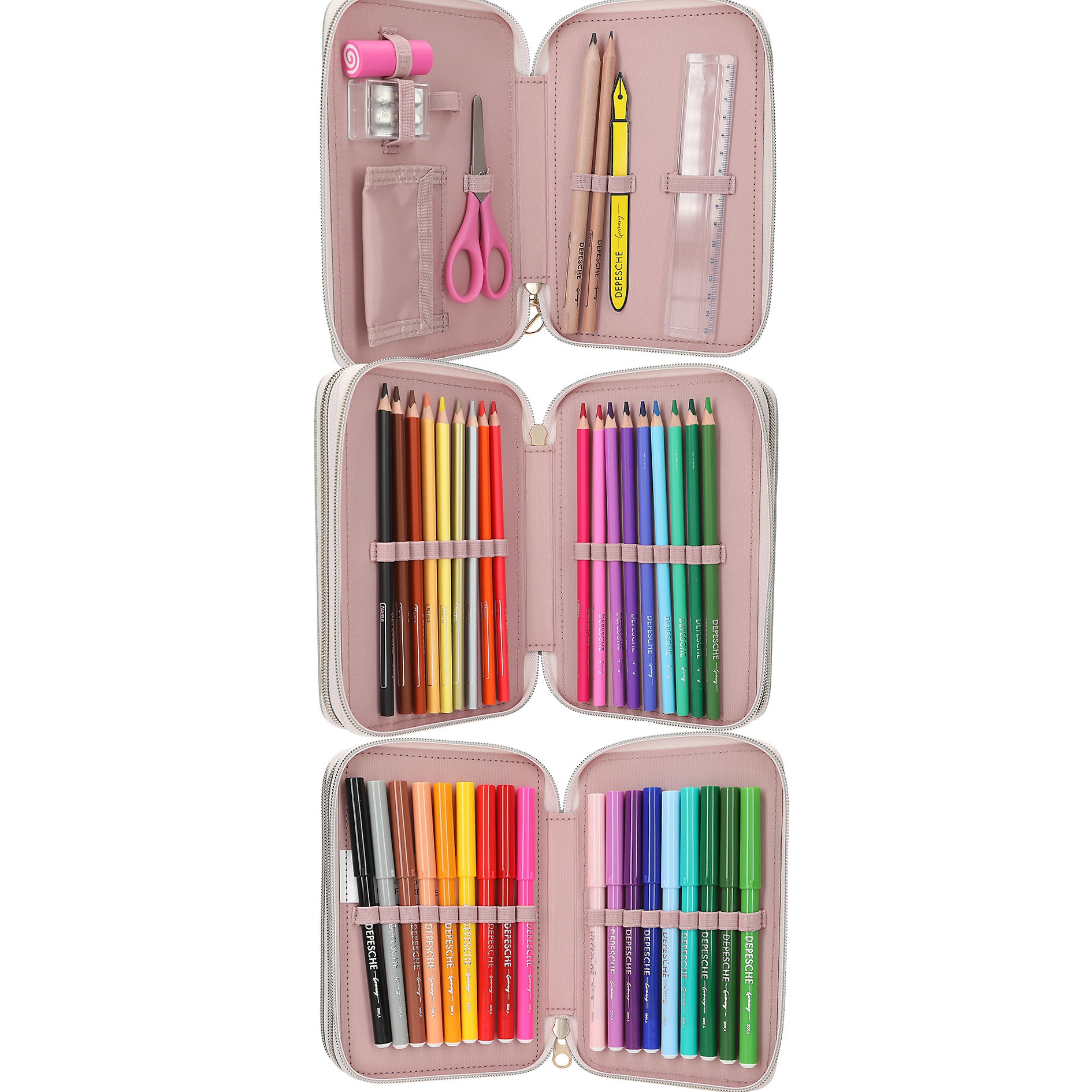 Estuche triple lleno TOPModel 7