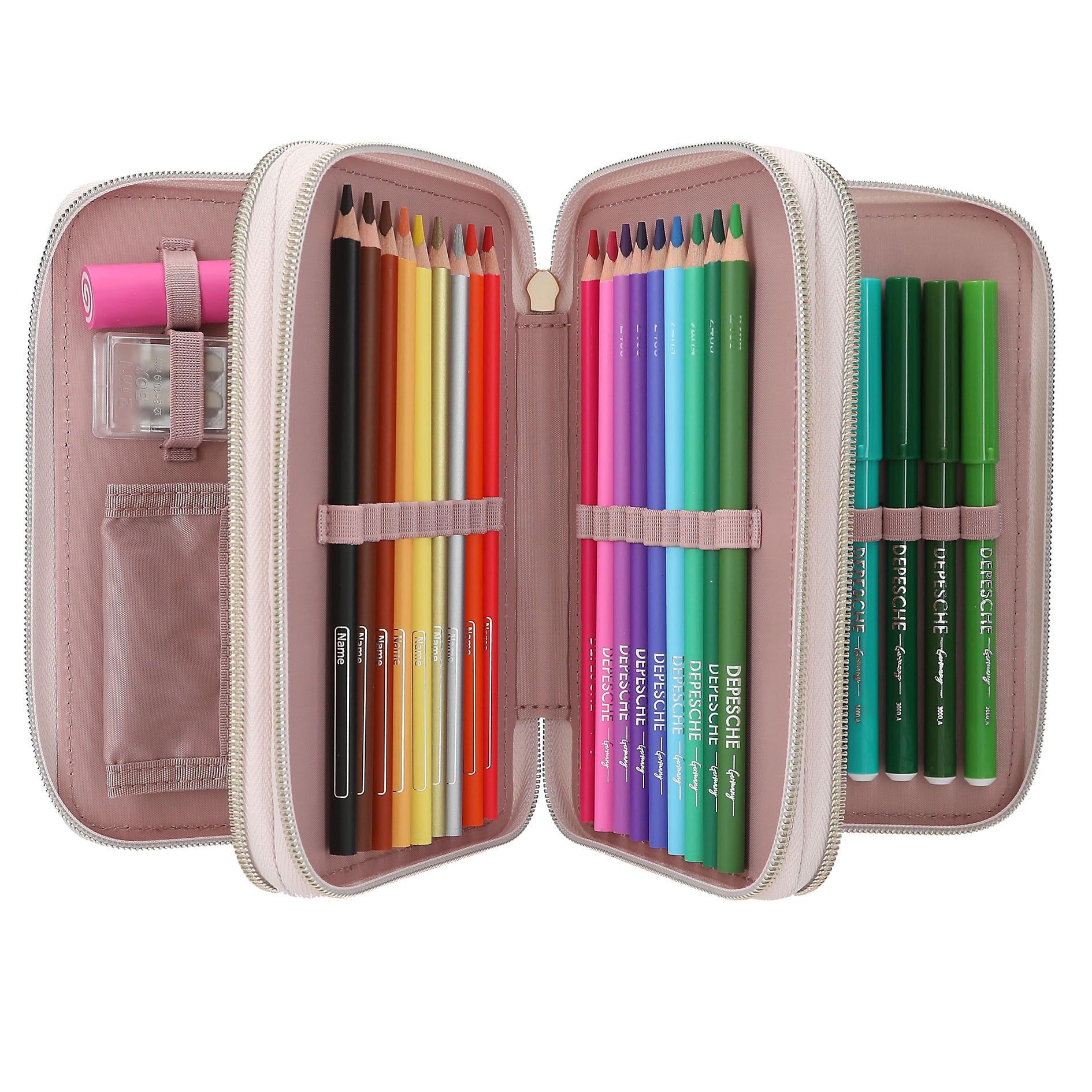 Estuche triple lleno TOPModel 8