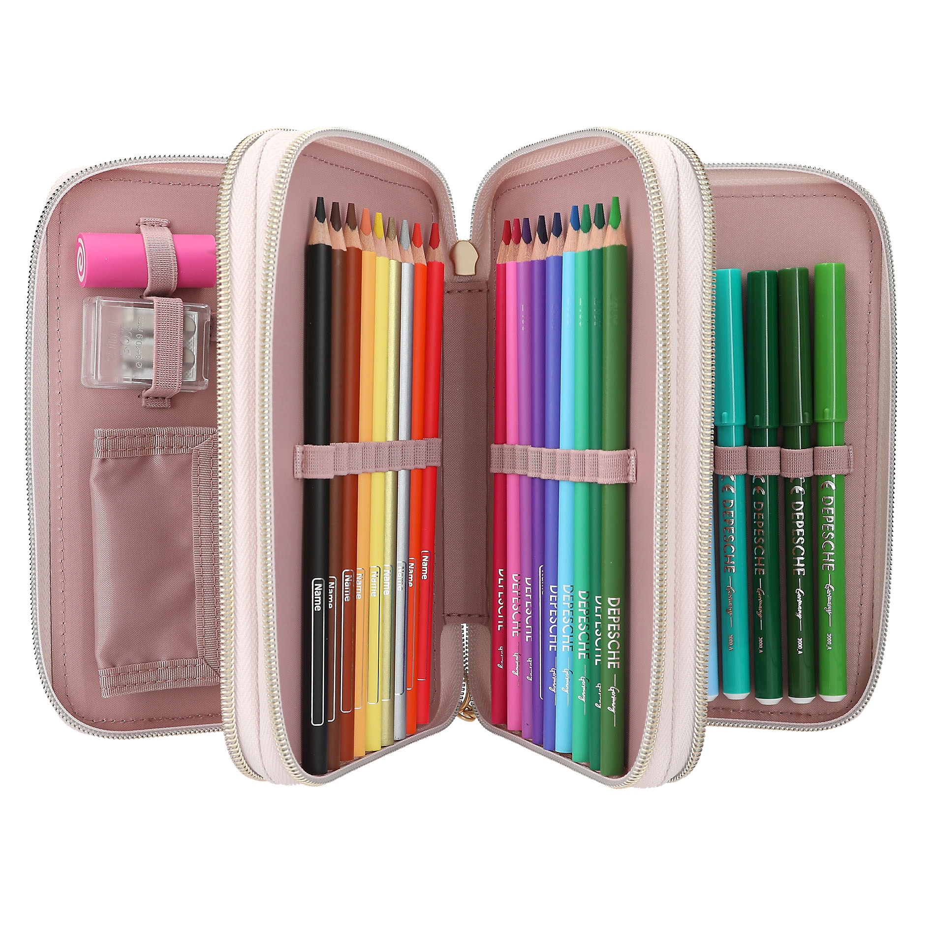 Estuche triple lleno TOPModel 8