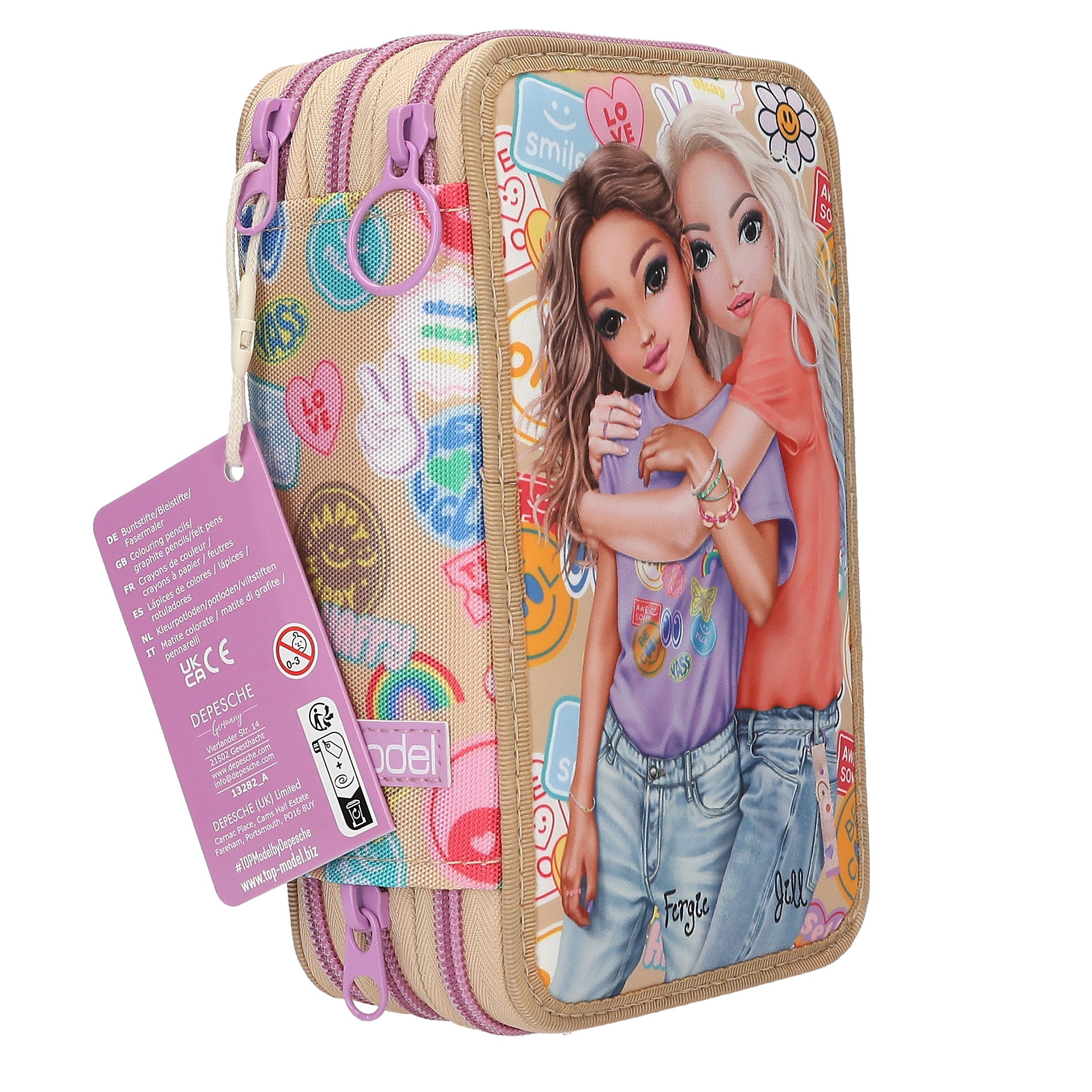 Estuche triple lleno TOPModel 6