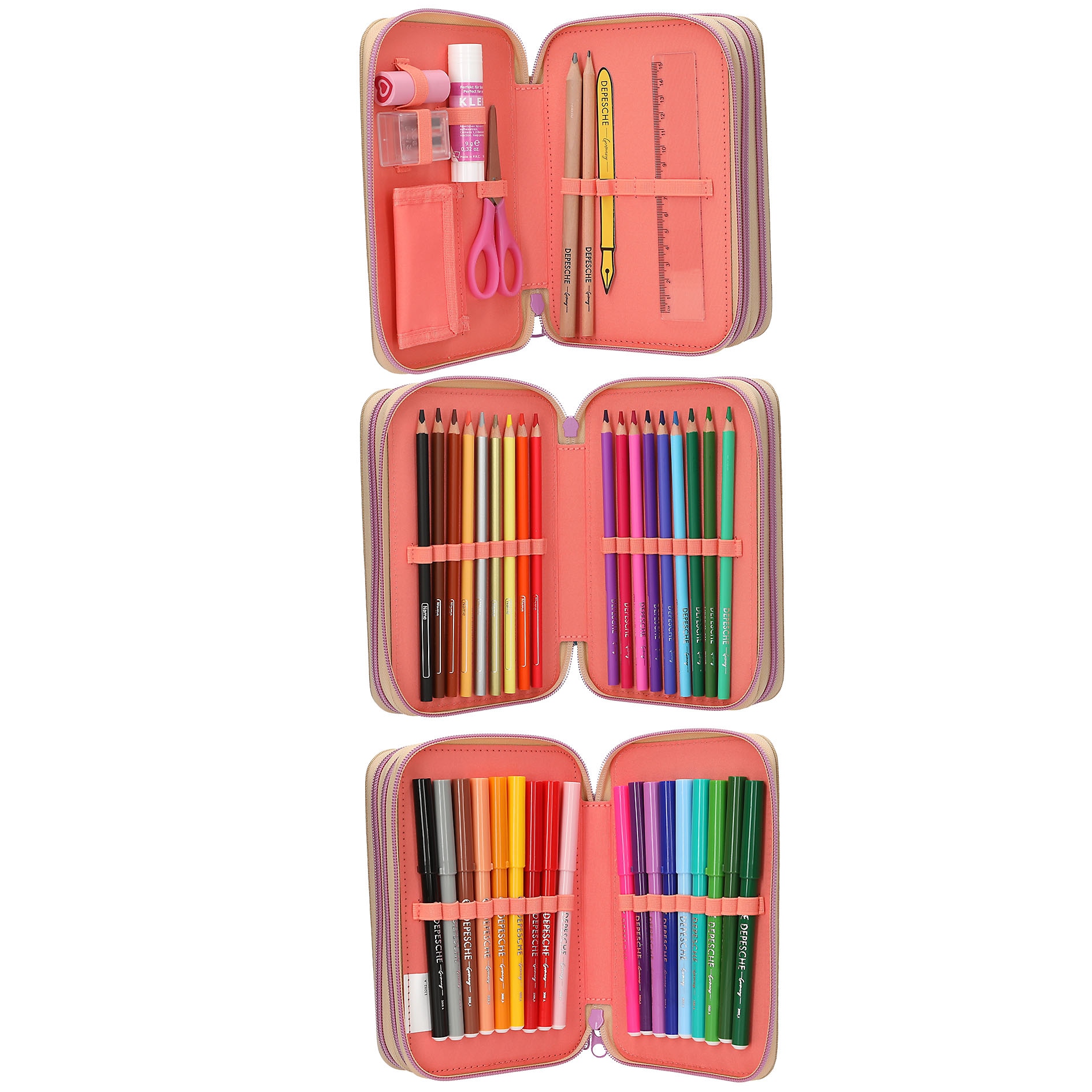Estuche triple lleno TOPModel 7