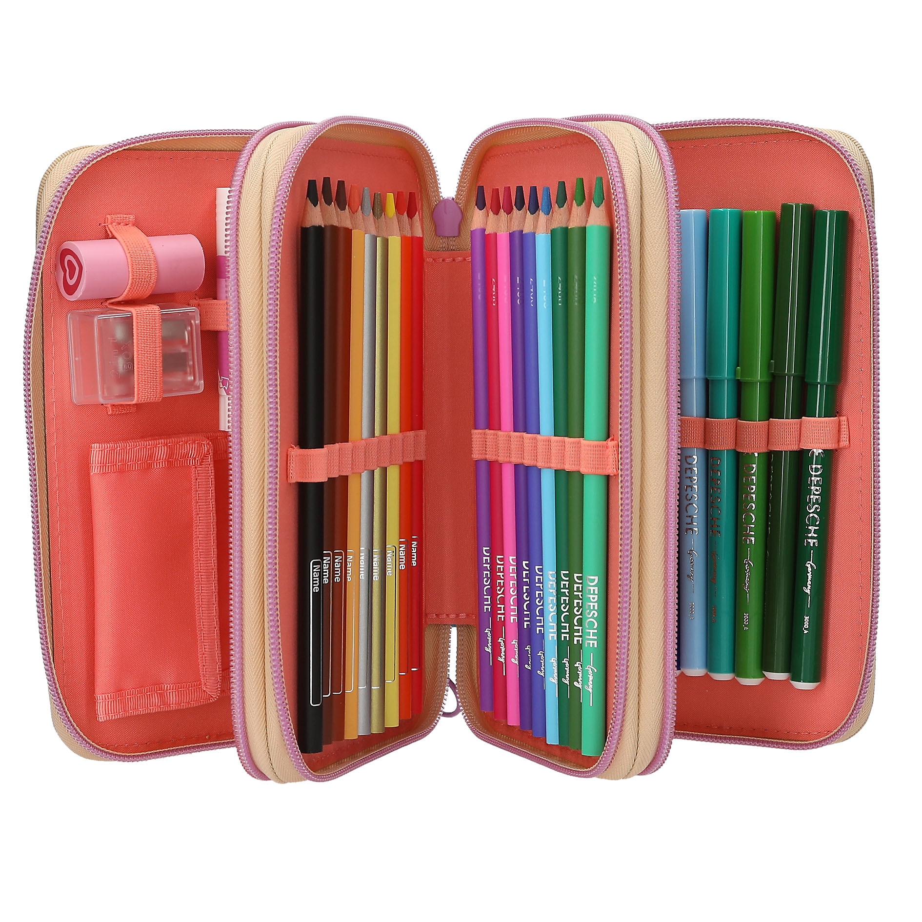 Estuche triple lleno TOPModel 8